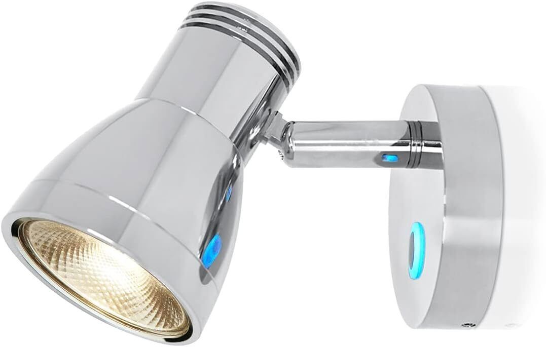Adjustable Dimmable LED Reading Light – 12V-24V DC & USB Port for Vehicles, Boat