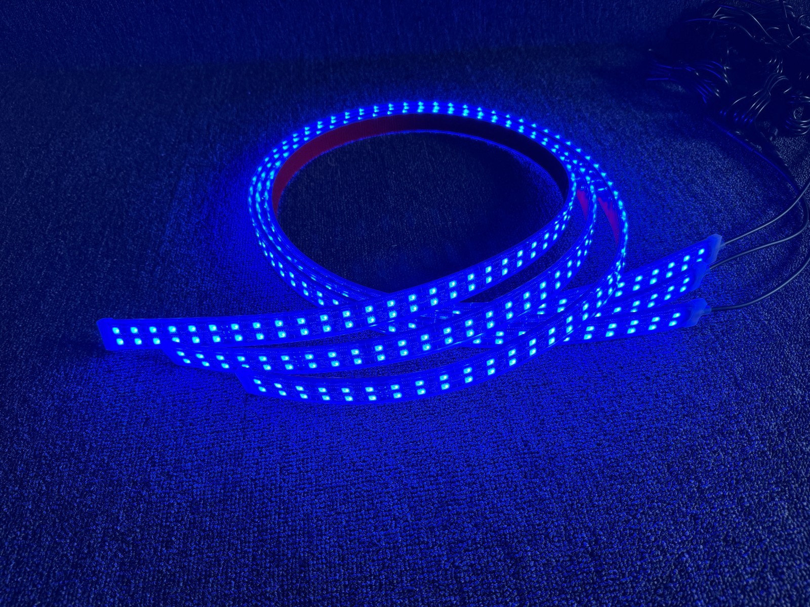 Dream Color Double Row 2x 4FT +2x 6.5FT CHASING Underglow Light Bluetooth Strips