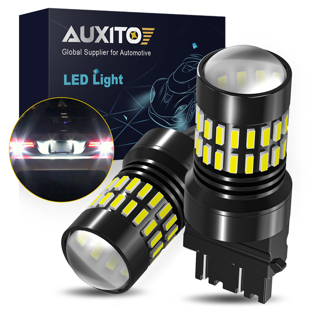 AUXITO 3157 3156 LED Reverse Backup Light Bulbs 6000K White 2400LM Super Bright