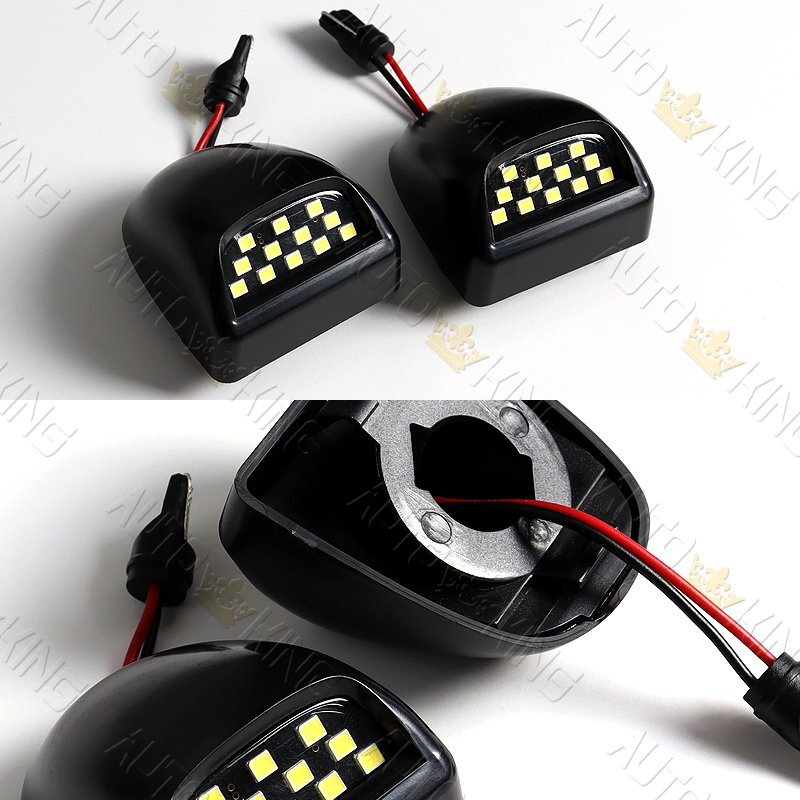 FIT CHEVROLET GMC 1500 2500 3500 WHITE LED 6000K LICENSE PLATE LIGHTS LAMP