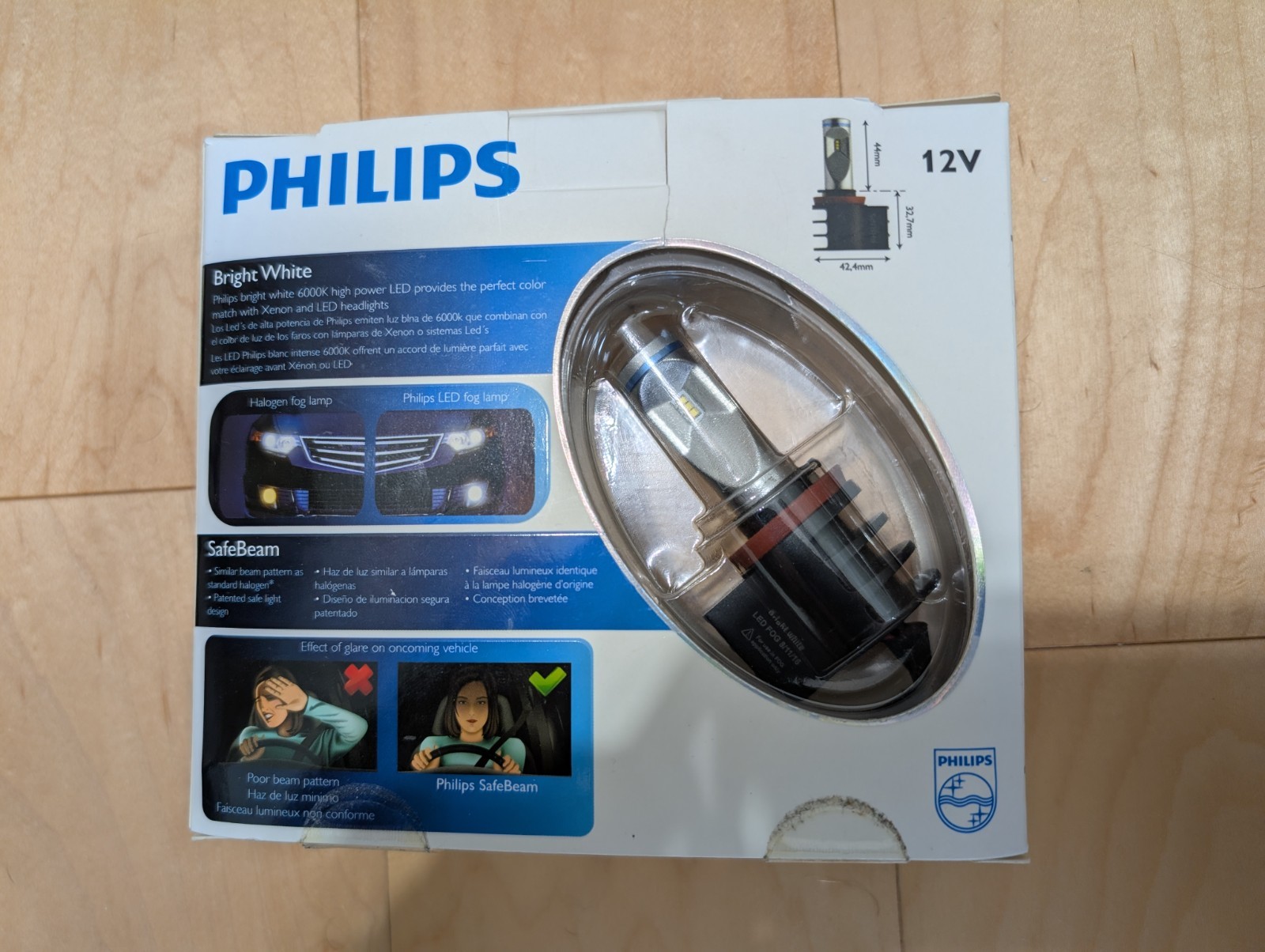 LED X-treme Vision 6000K Bright White FOG 12 Year Lifetime— PHILIPS Plug ’n Play