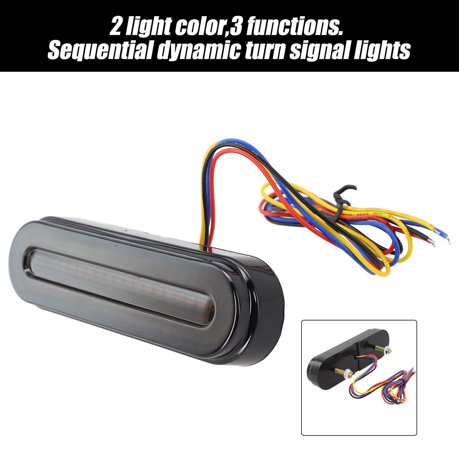 Tail Light 50000hours Black Shell Car Accessories High Quality Material
