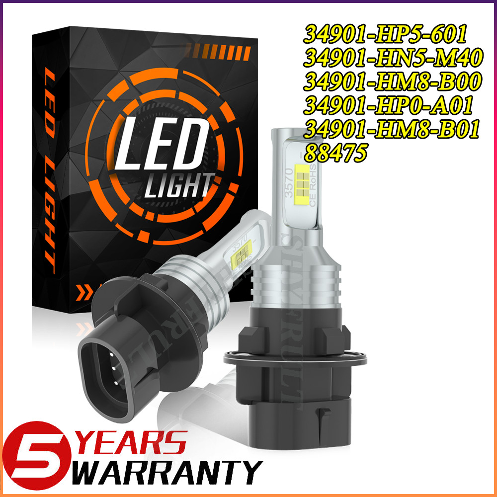 88475 34901-HN5-M40 LED Headlight Bulb Lights for 2005 Yamaha Bruin 250 YFM250B