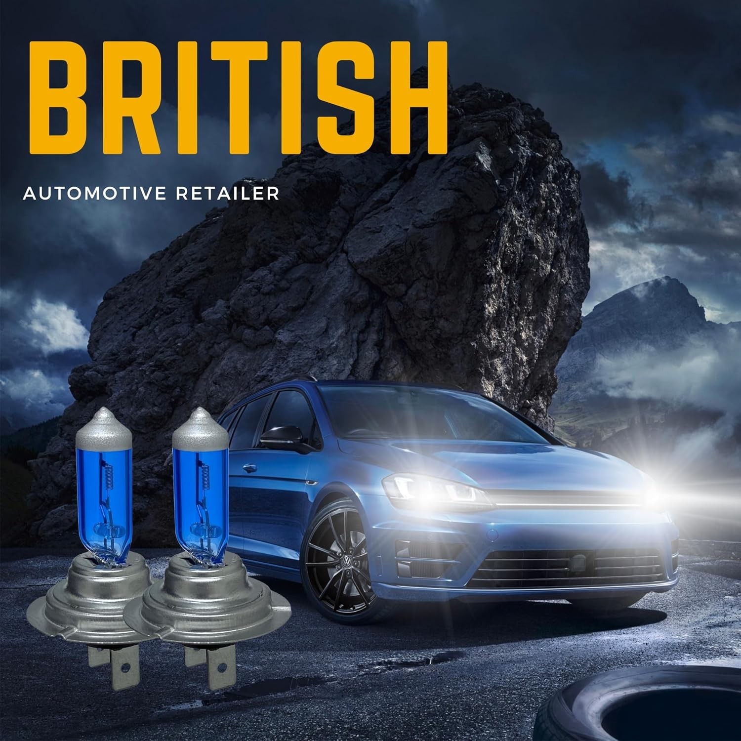 Argo H7 Headlight Bulbs 55w Xenon White 6000k 12v Car Headlight Bulb