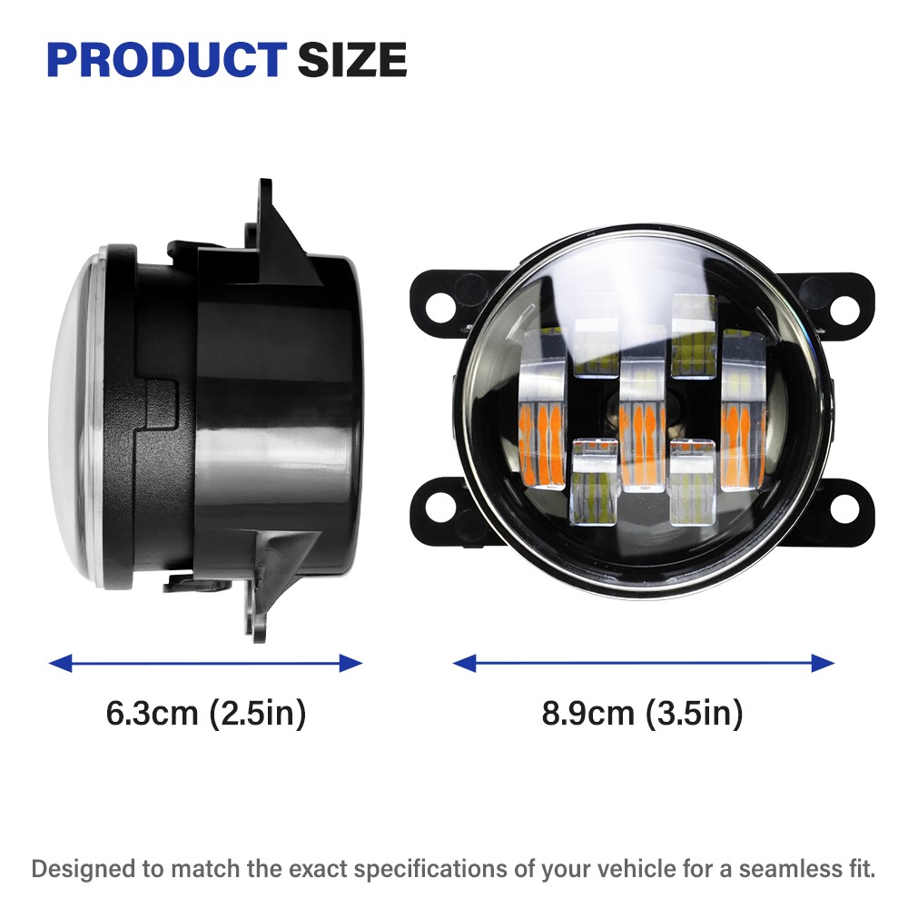 For 2011-2015 Ford Explorer Fog Lights Driving Bumper Lamps Replacement Pair US