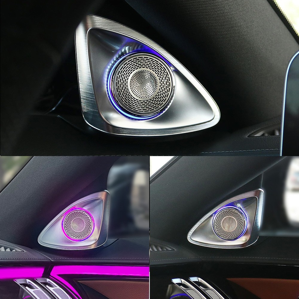 For Mercedes Benz S Class 4D Tweeter LED Speaker Ambient Lamp S500 S580 W223 AMG
