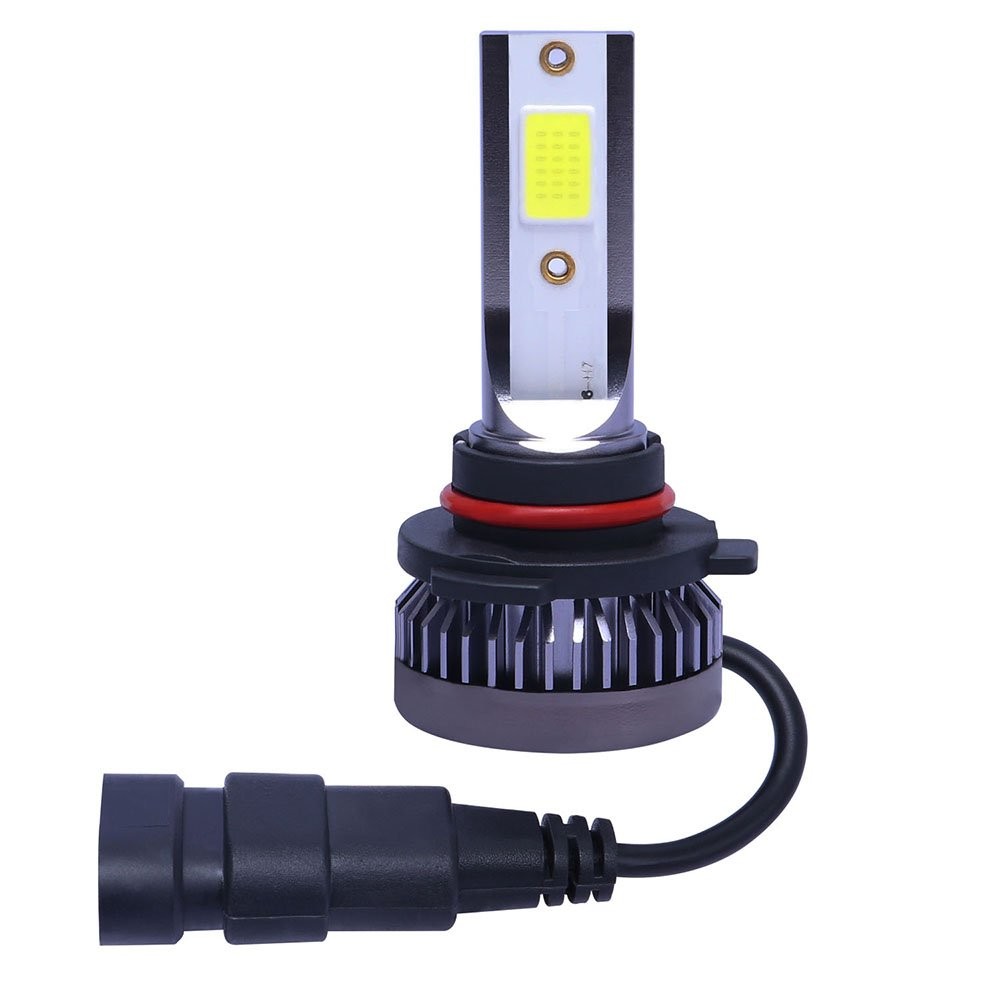 9005 9006 LED Headlights Kit Combo Bulbs 6500K High Low Beam Super White Bright