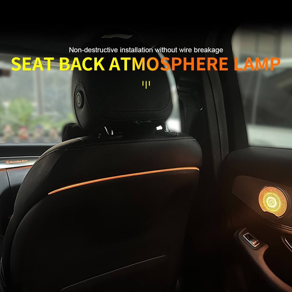 For Mercedes Benz c43 c300 W205 Ambient Light Strips LED Seat Back Lamp 3 colors