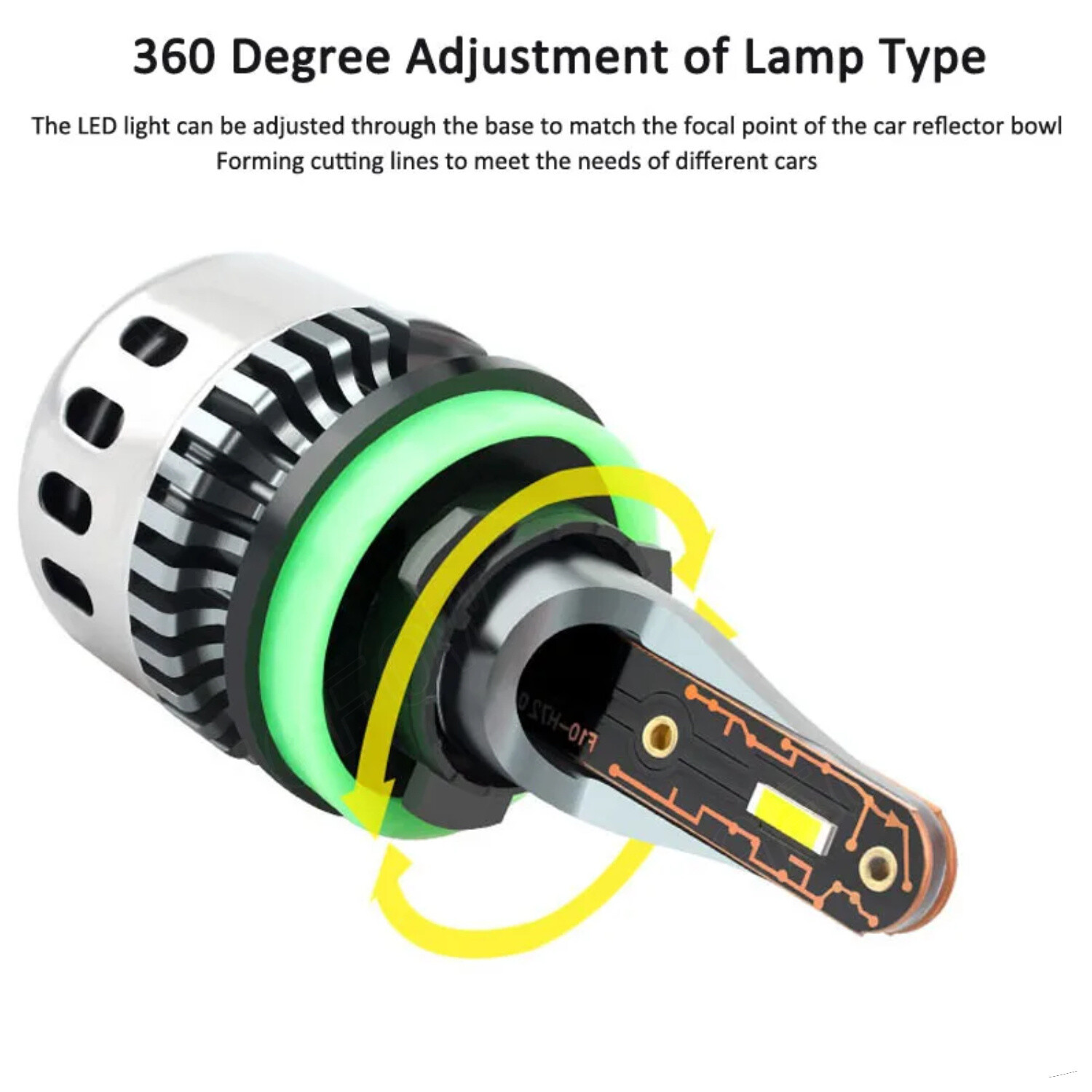 3Pair For Nissan Altima 07-18 LED Headlight High Low + Fog Light Bulbs Kit Combo