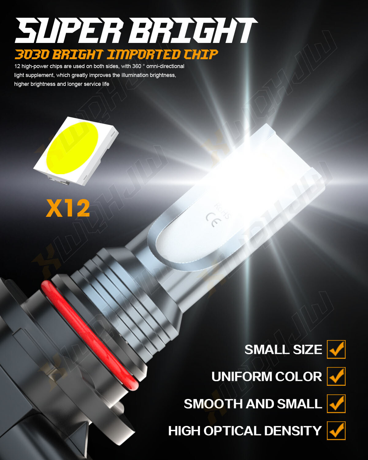 Fits Chevrolet Avalanche 1500 2500 Combo LED Headlight + Fog Light Bulbs