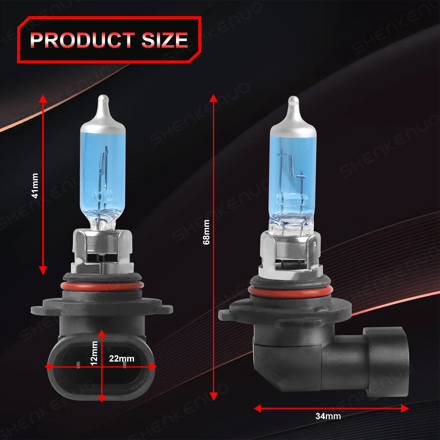 H13 9008 9145 Halogen Headlight Fog Light Bulbs For RAM 1500 2500 3500 2011-2012