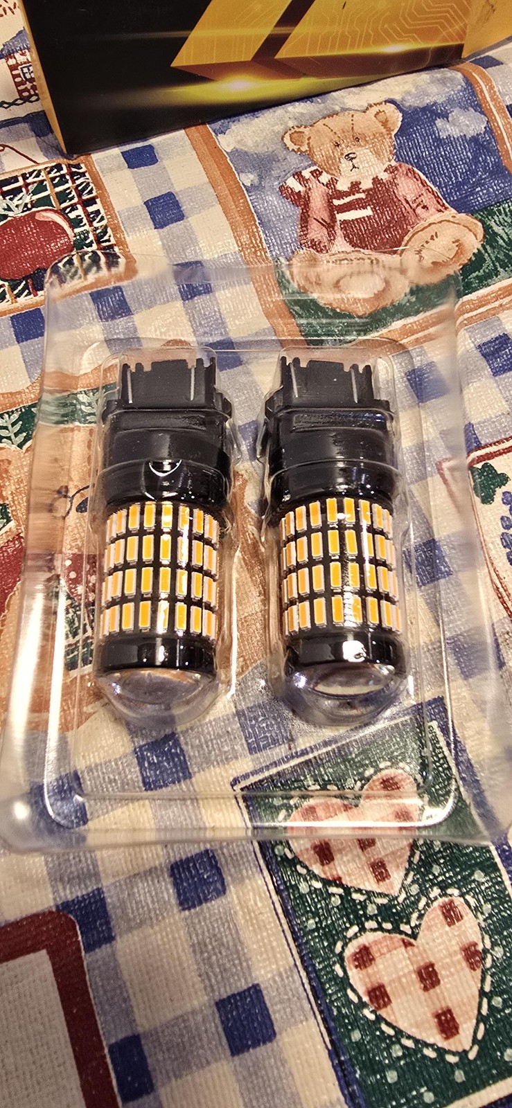 AUXITO LED Turn Signal Bulbs 2 Pack Amber Orange Exterior 12V New Other