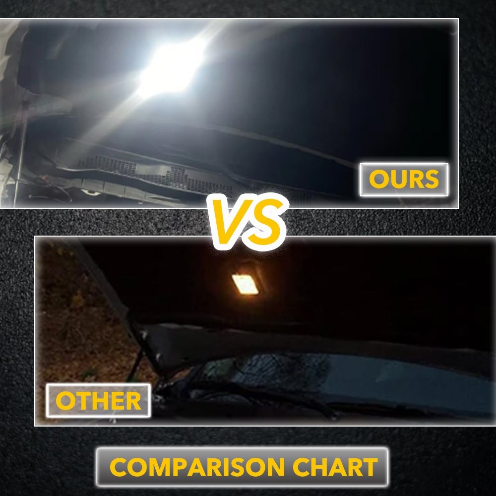 [BRIGHT]Underhood Hood Courtesy LED Lamp Light For Ram Wrangler Grand Cherokee V
