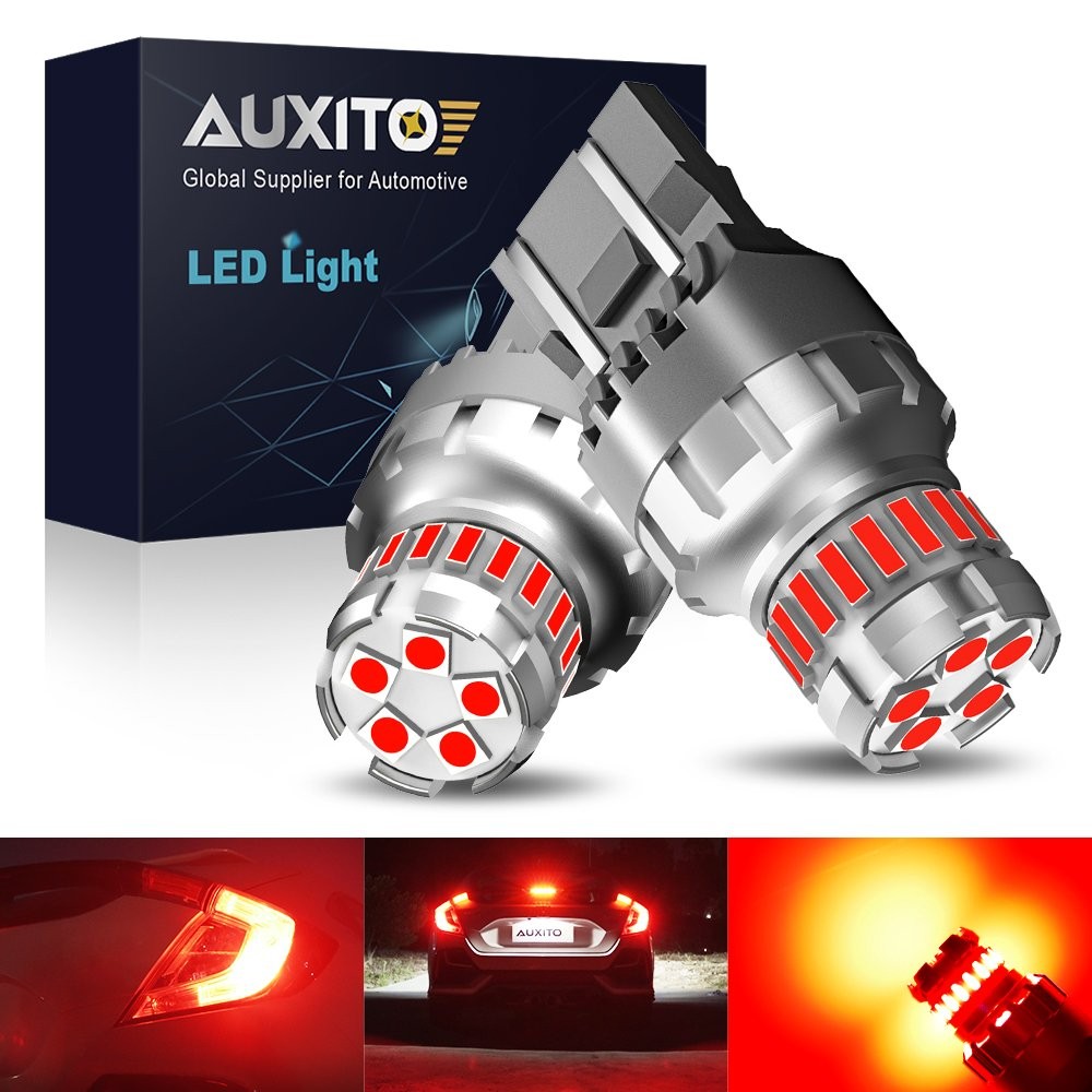 7443 RED Flash Strobe Blinking 7440 Brake Tail Stop Light LED Bulb 1~10Set
