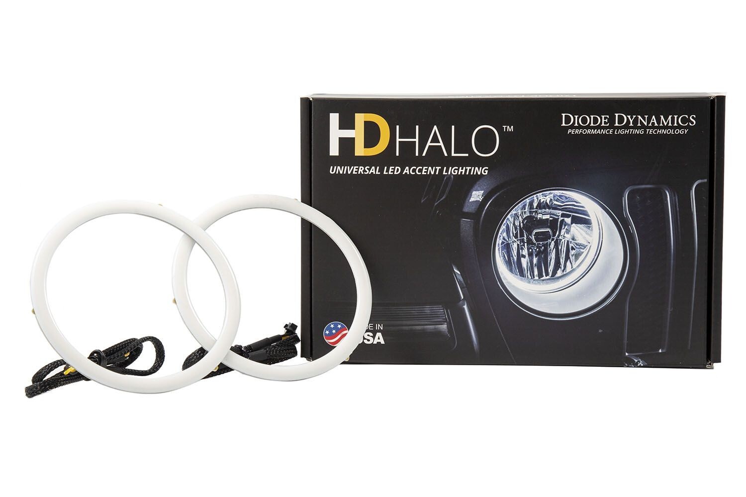 Diode Dynamics (Pair) 140mm LED Red Halo Rings