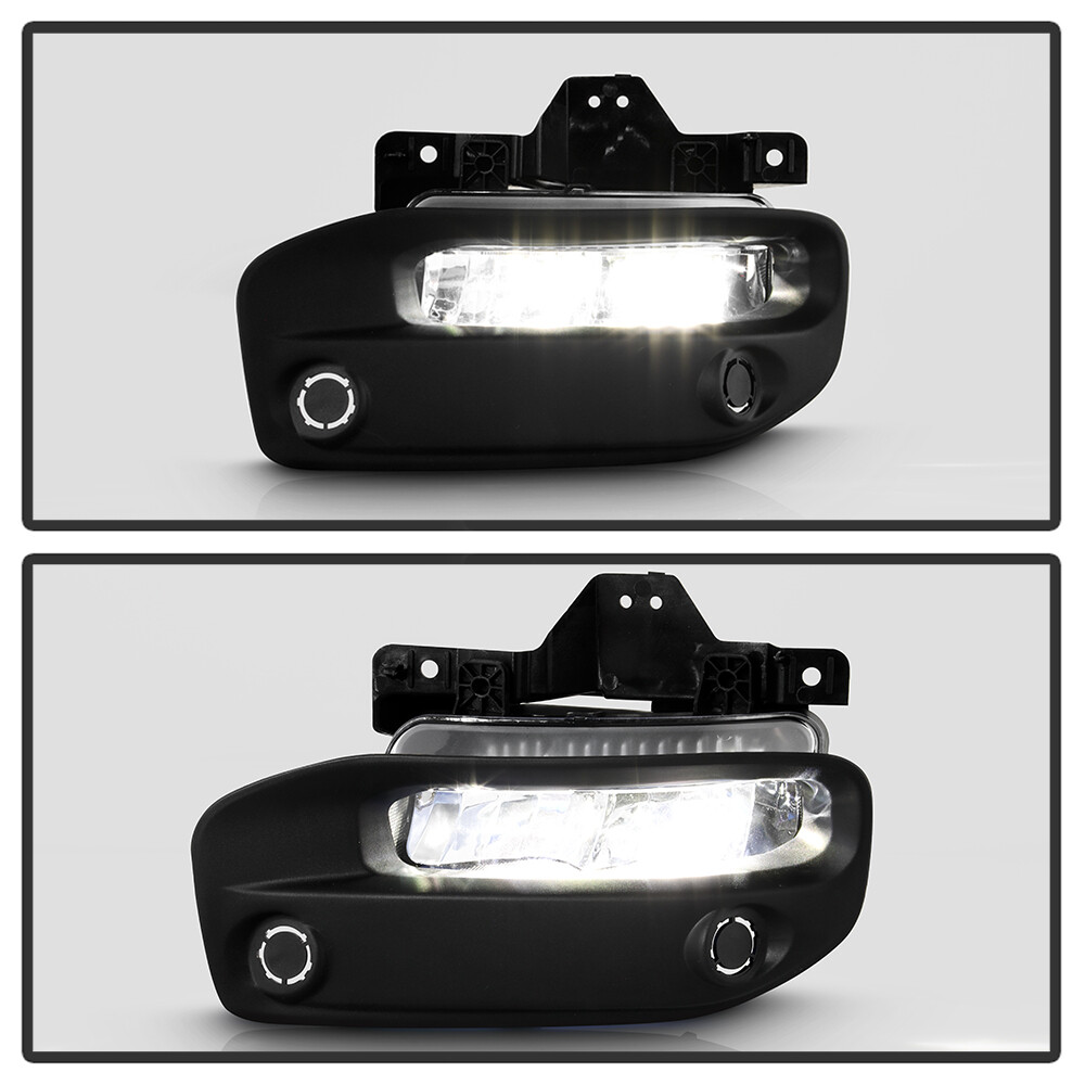 2019-2023 Ram 2500 3500 LED Bumper Fog Lights Driving Lamps w/ Switch Left+Right