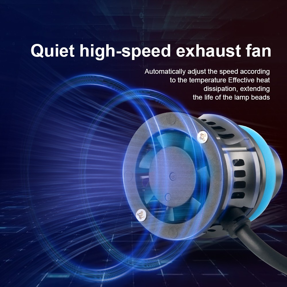 Auto H11 LED Ice Blue Laser Headlight Bulbs Projector Low Beam Fog Lights 10000k