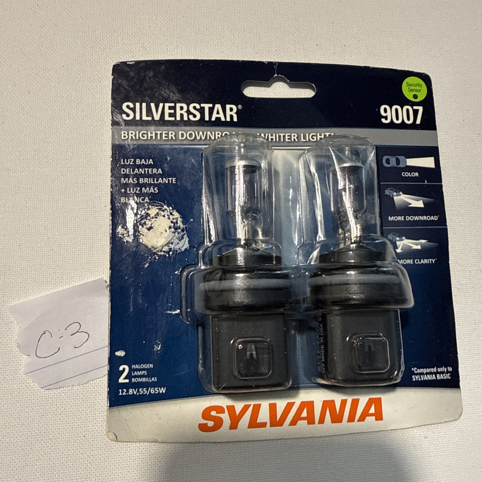 Sylvania Silver Star 9007 2 Pack. 9007ST.BP2