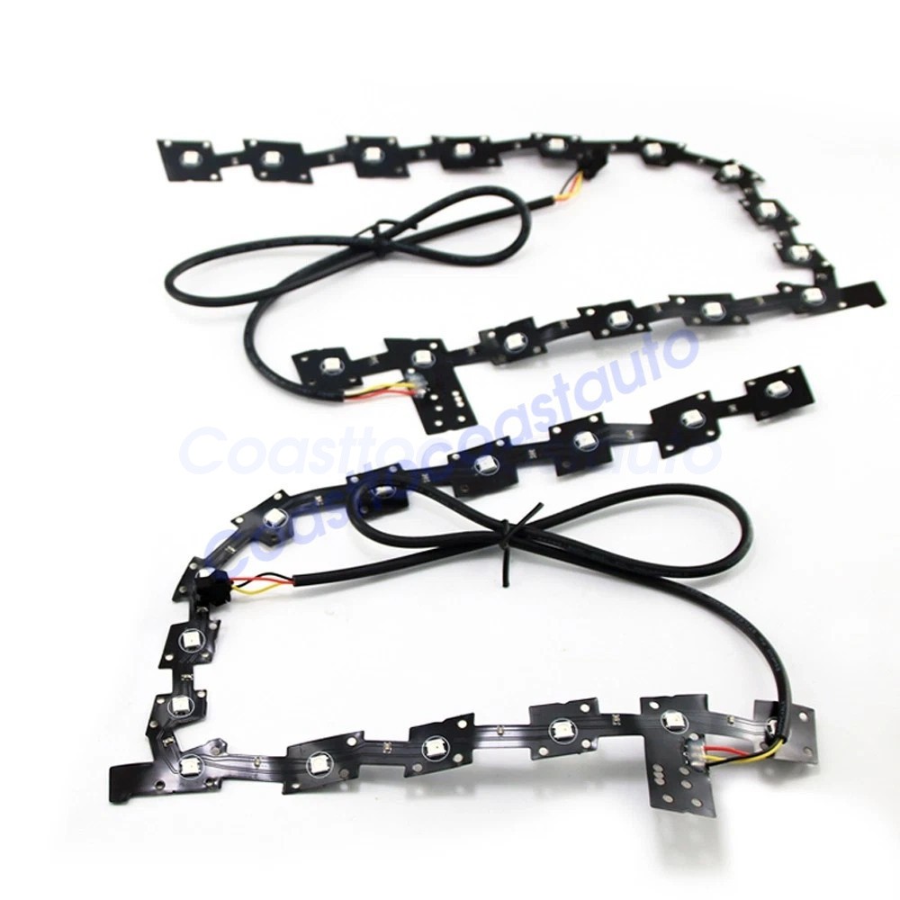 For 11-20 Chrysler 300 C S RGBW LED Headlight DRL Board Halo Ring Kit App