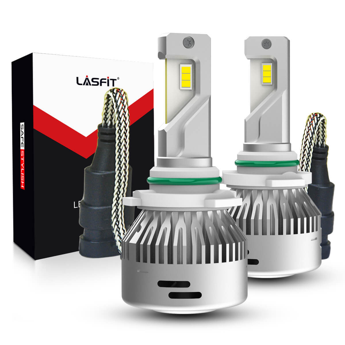 LASFIT 9145 9140 H10 LED Fog Driving Lights Bulb Super Bright 60W 6000K 6000LM