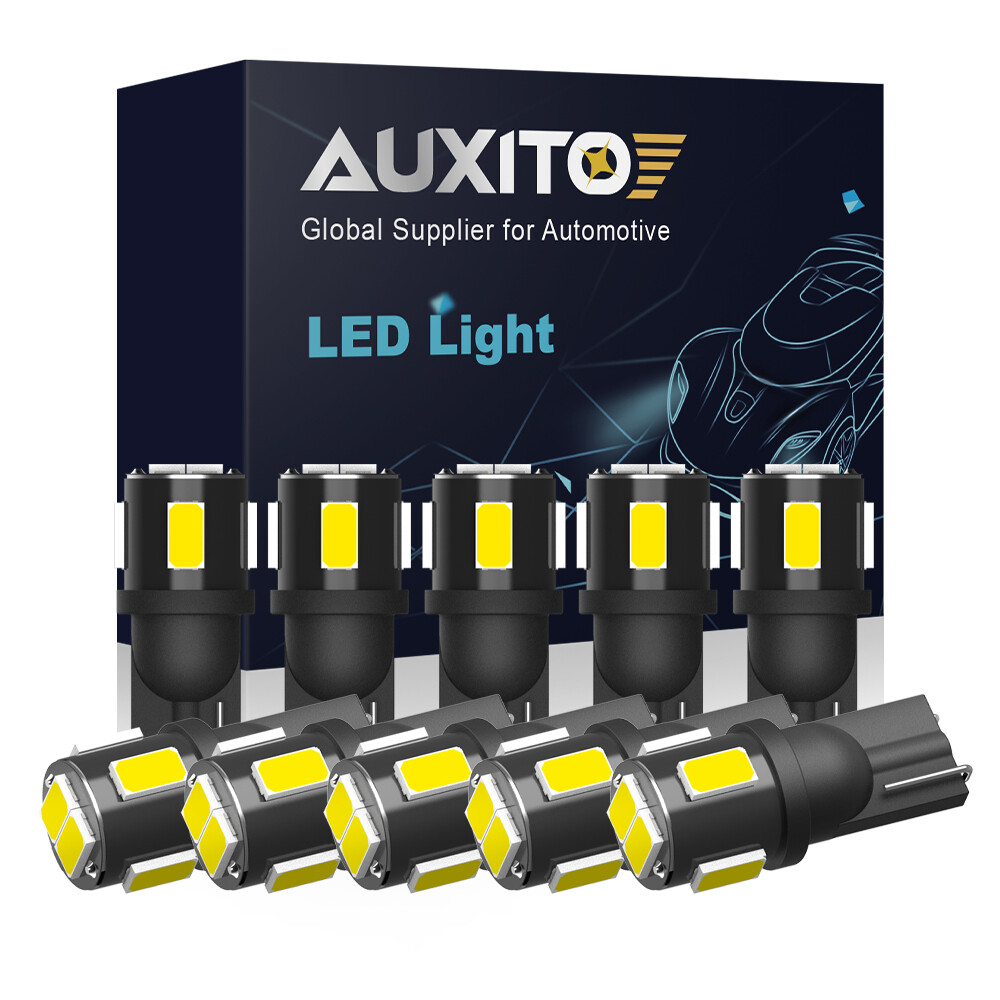 10X Super White T10/921/194/2825/158 RV Trailer LED Interior Dome Map Light Bulb