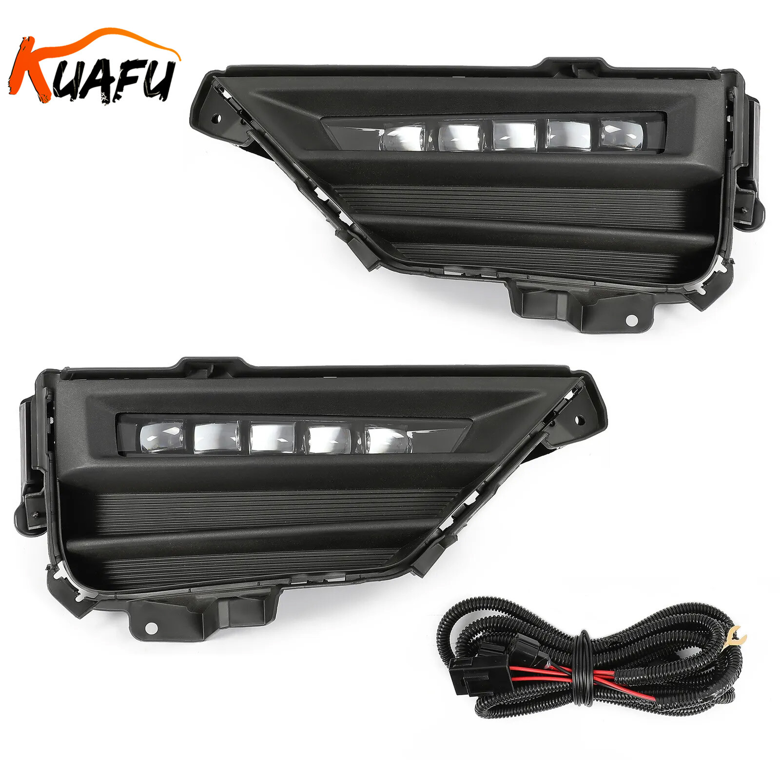 KUAFU LED Fog Lights Driving Lamps Left&Right For Honda CRV CR-V 2020 2021 2022