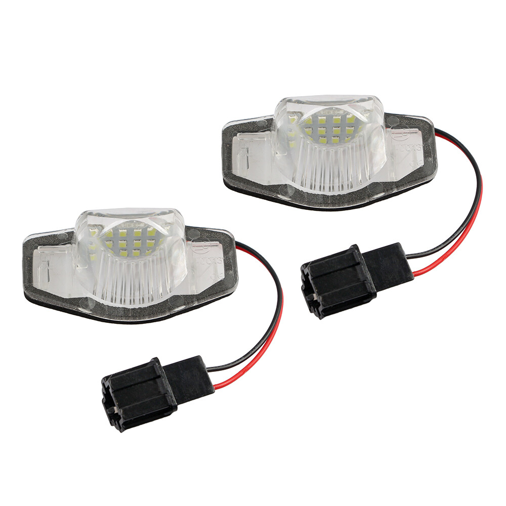 2x LED License Plate Light Tag Lamp 6000K For 2007-2016 Honda CR-V CRV Fit