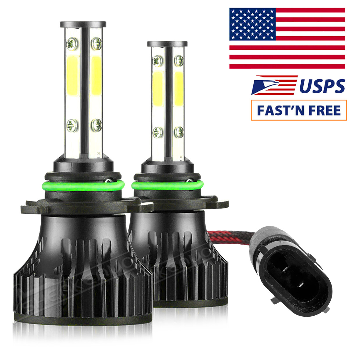 For Acura TL 2002 2003 LED Fog Light Replace 9006 HB4 6000K 60W 6000LM White set