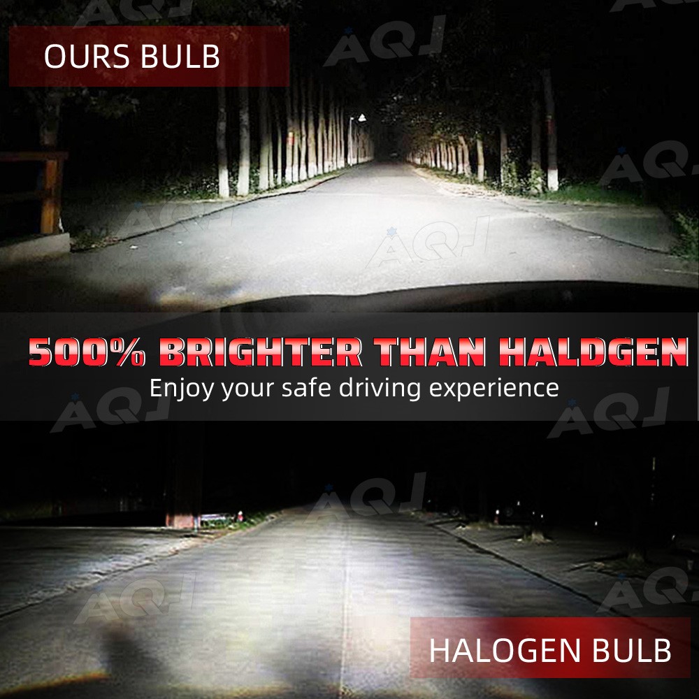 H1 6000K Super Bright White 60000LM CSP LED Headlight Bulb Kit High Low Beam DRL