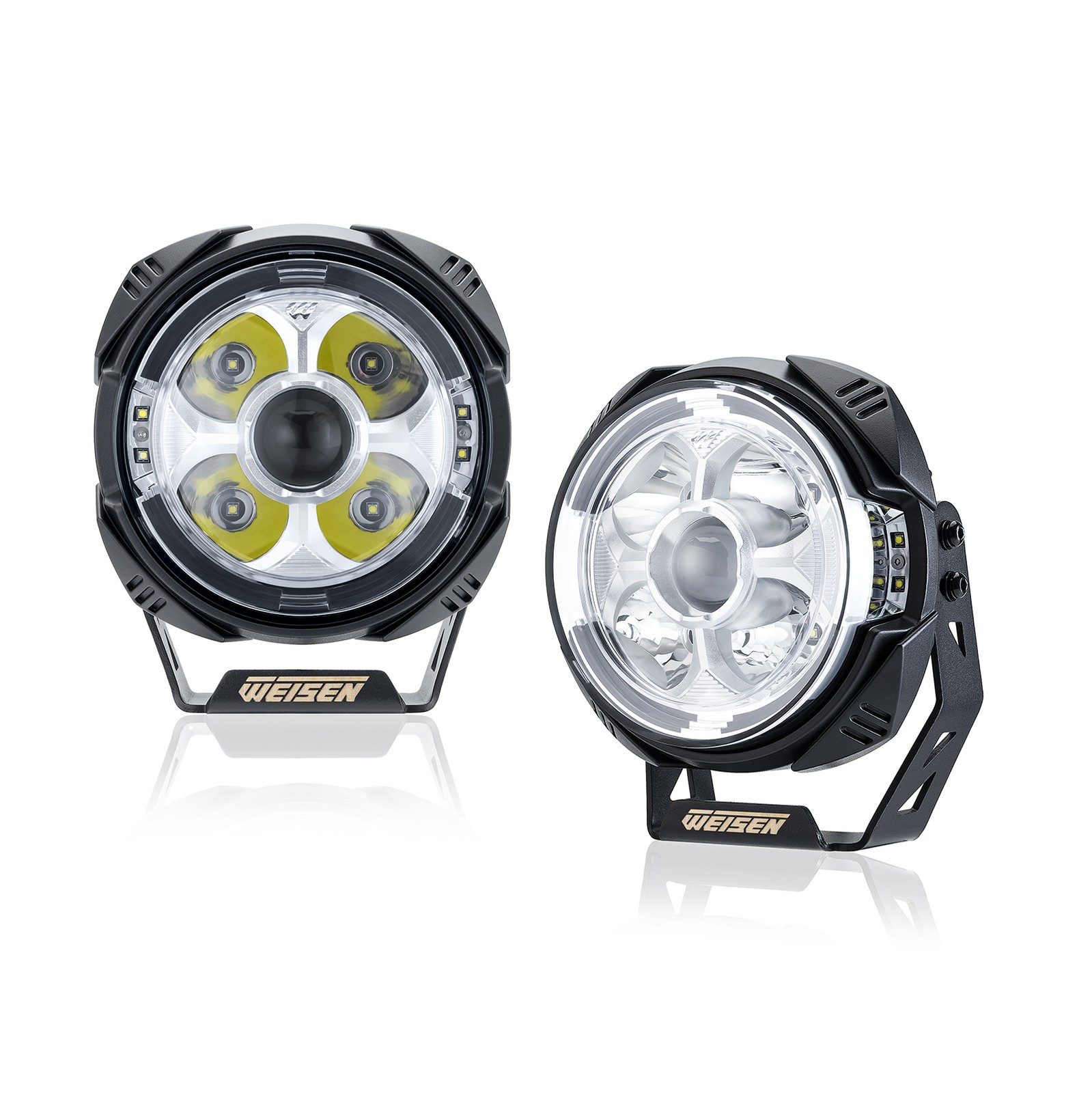 3.5/5“/7″ Round LED Driving Work Lights Ditch Spot Flood Pods Head Lamp & Cover