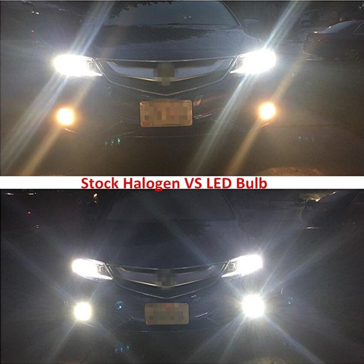 2PCS 100W H16 5202 LED Fog Light Bulb 6000K For 2007-2018 GMC Sierra 3500HD
