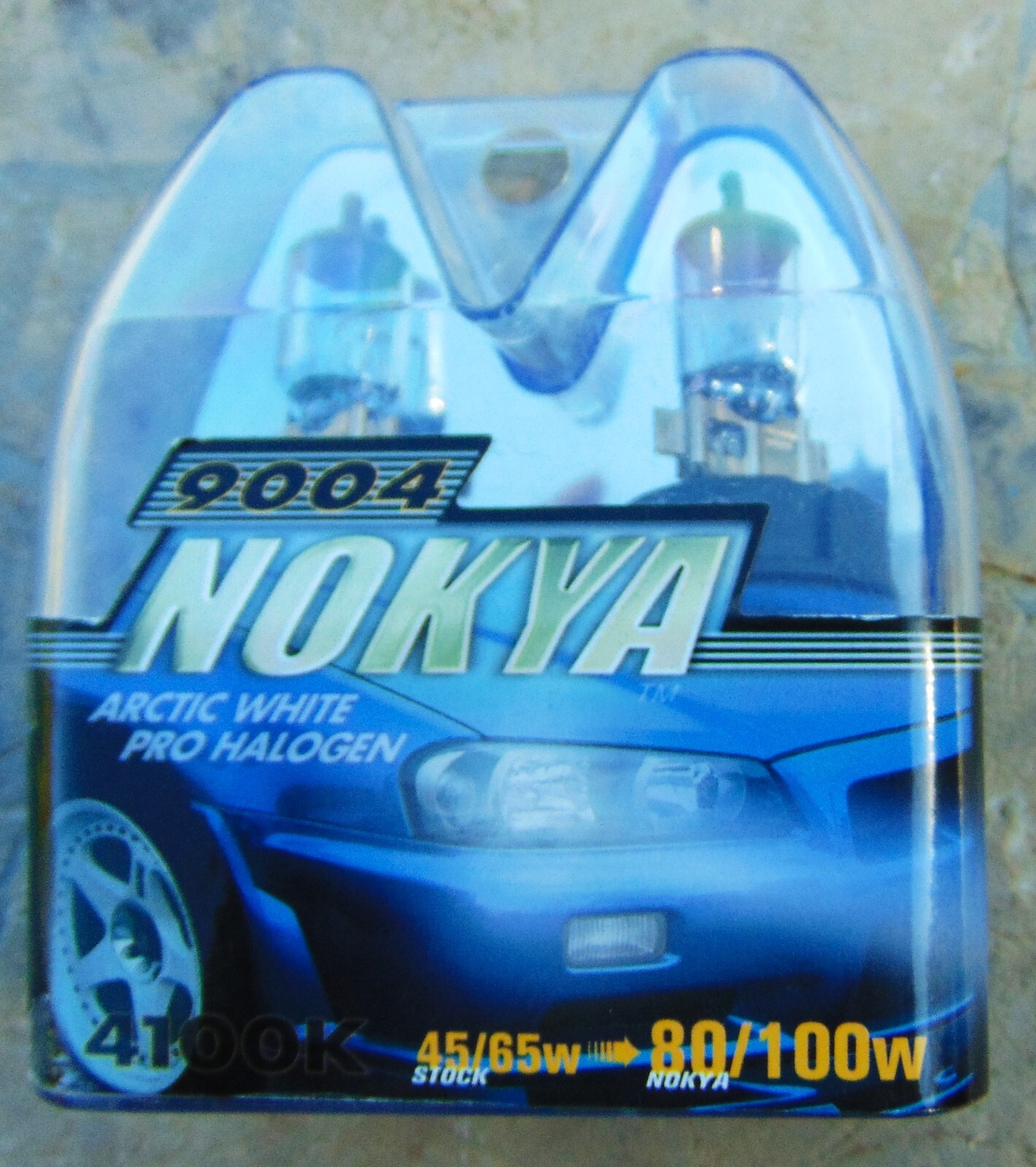 NOKYA ARCTIC WHITE 9004~Nok7212 80/100W~2 BULBS~ HALOGEN HEAD LAMPS ~ BRAND NEW