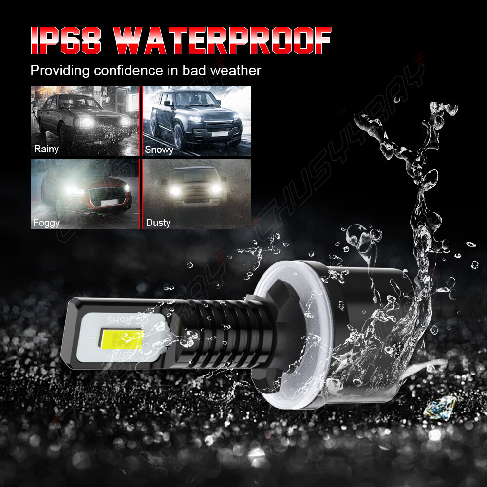 For Nissan Titan 2004-2015 6x Combo LED Headlights High/Low Beam Fog Light Bulbs