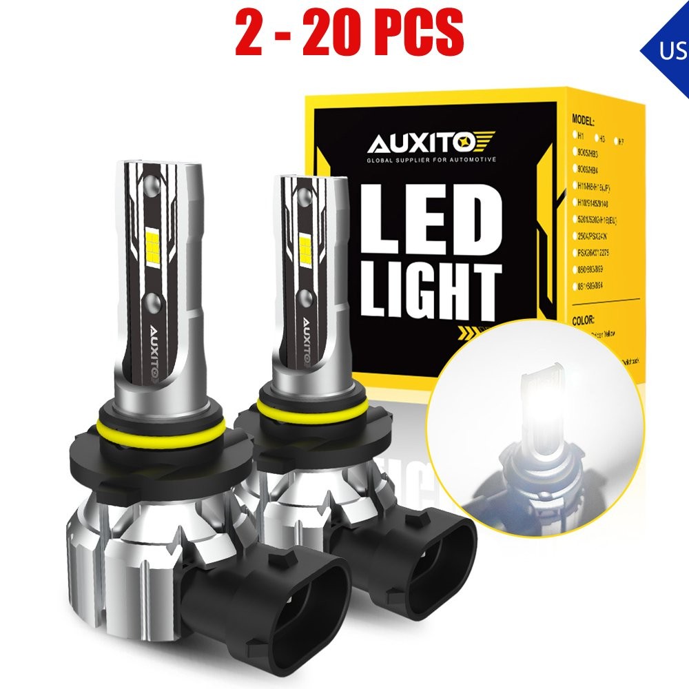 HB4 9006 High Low Beam LED Headlight Bulb Super Bright White 6500K Combo E2 2-20