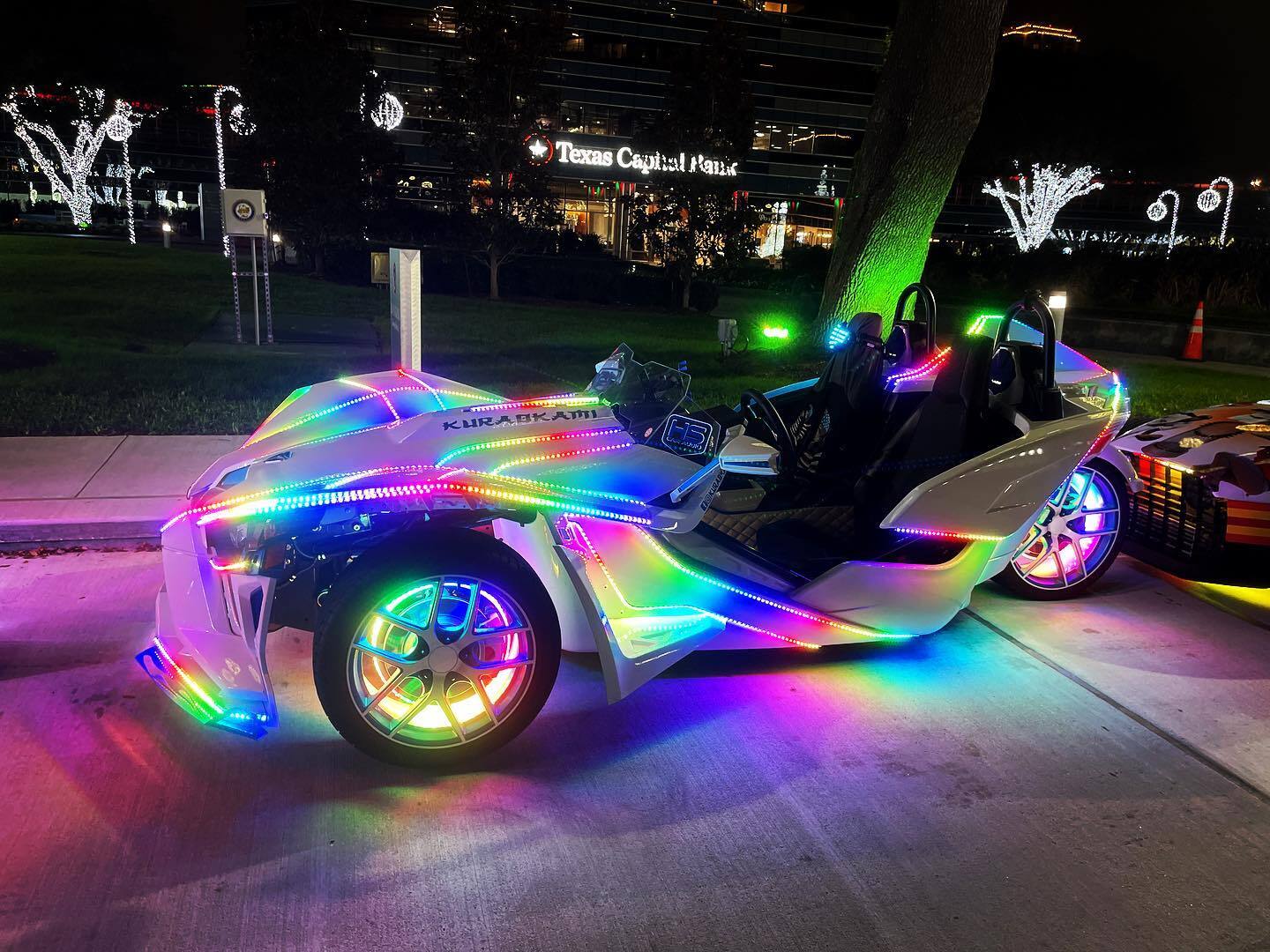 16PCS Quad Row 1/2/3/4/5/6.5FT Dream Color CHASING Slingshot Hood Light Strips