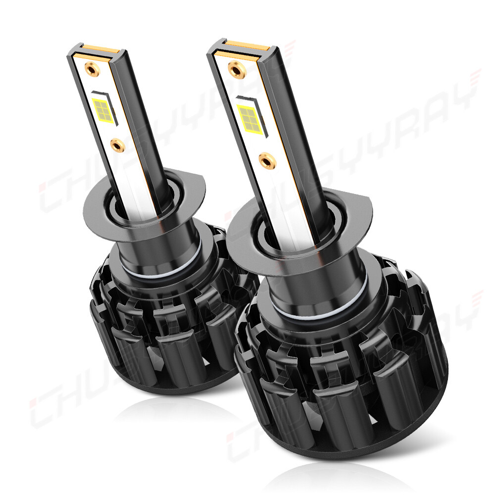 2Pcs NEW CSP LED Headlight Bulbs Super power combo For BMW E30 E34 E24 E36 E38