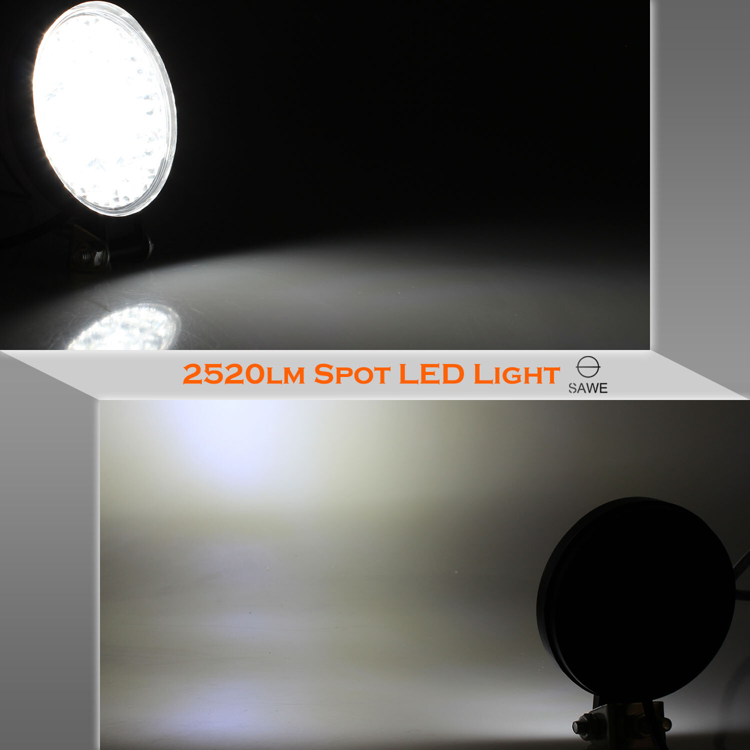 6 x 14 LED 48w Work Light Bar Flood Spot Lights for Trucks SUV ATV Offroad Fog