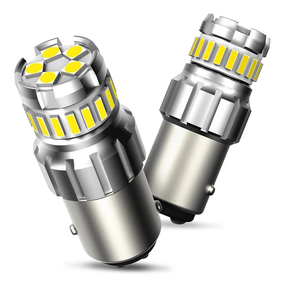 AUXITO 1156 BA15S LED Bulbs For Reverse Backup Light 6500K White Canbus Ready
