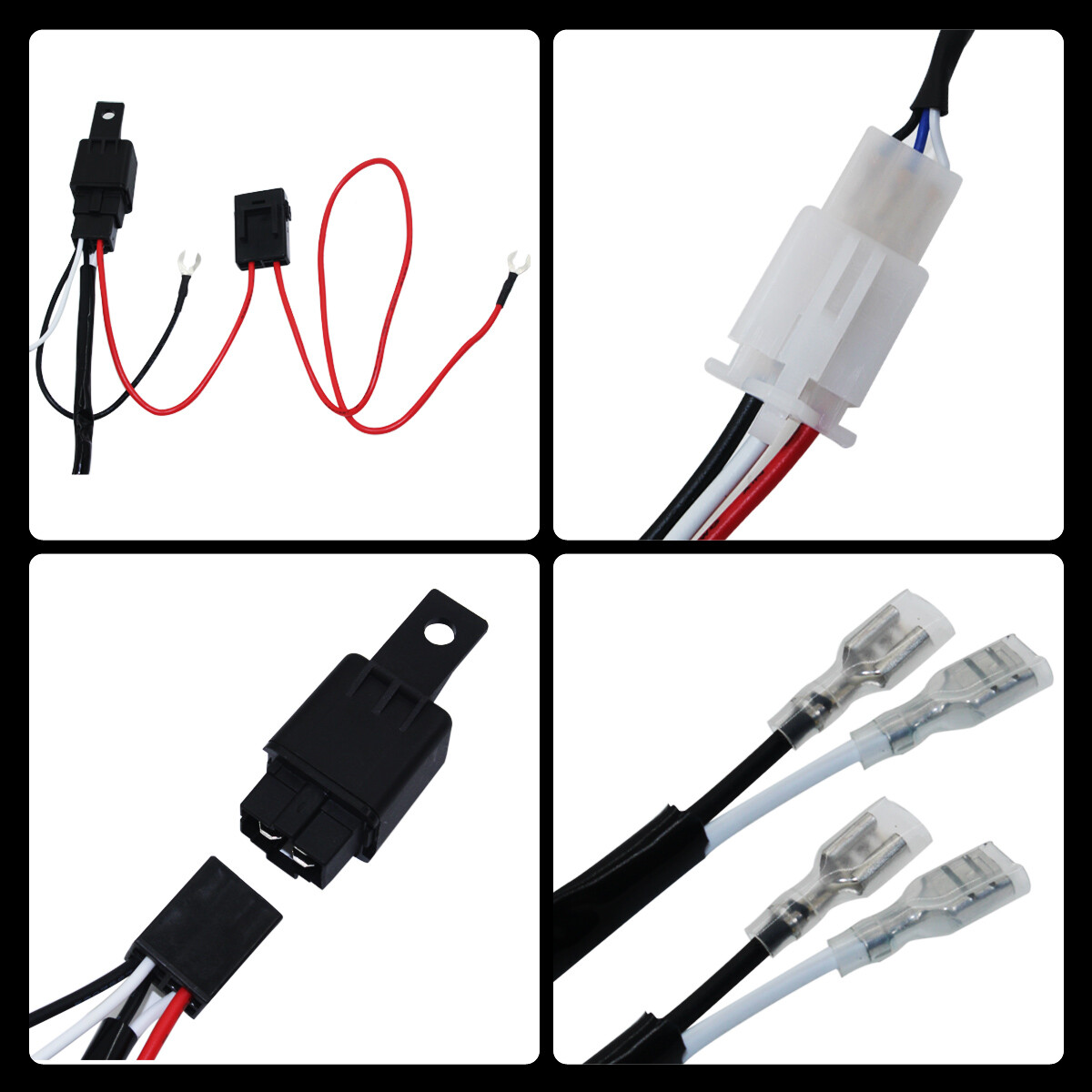 For Toyota Pickup Truck H4 LED Headlight Brightness Intensifier Wiring Harness