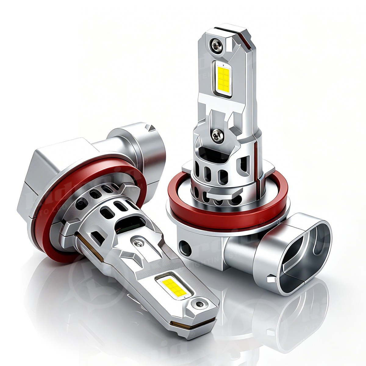 H11 9005 LED Headlight Kit Combo Bulbs High&Low Beam Super Bright 6500K White