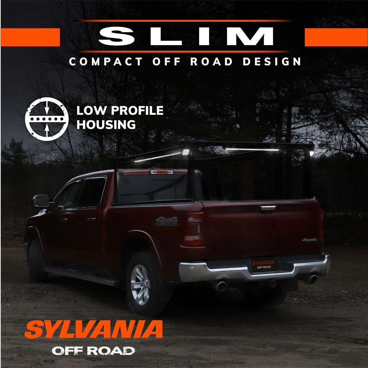 SYLVANIA – Slim 40 Inch LED Light Bar – Lifetime Limited Warranty – Combo Light