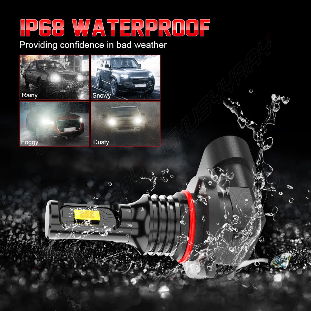 for 2016-2018 Dodge RAM 1500 2500 6x Combo Led Headlight Hi/Lo+Fog light Bulbs