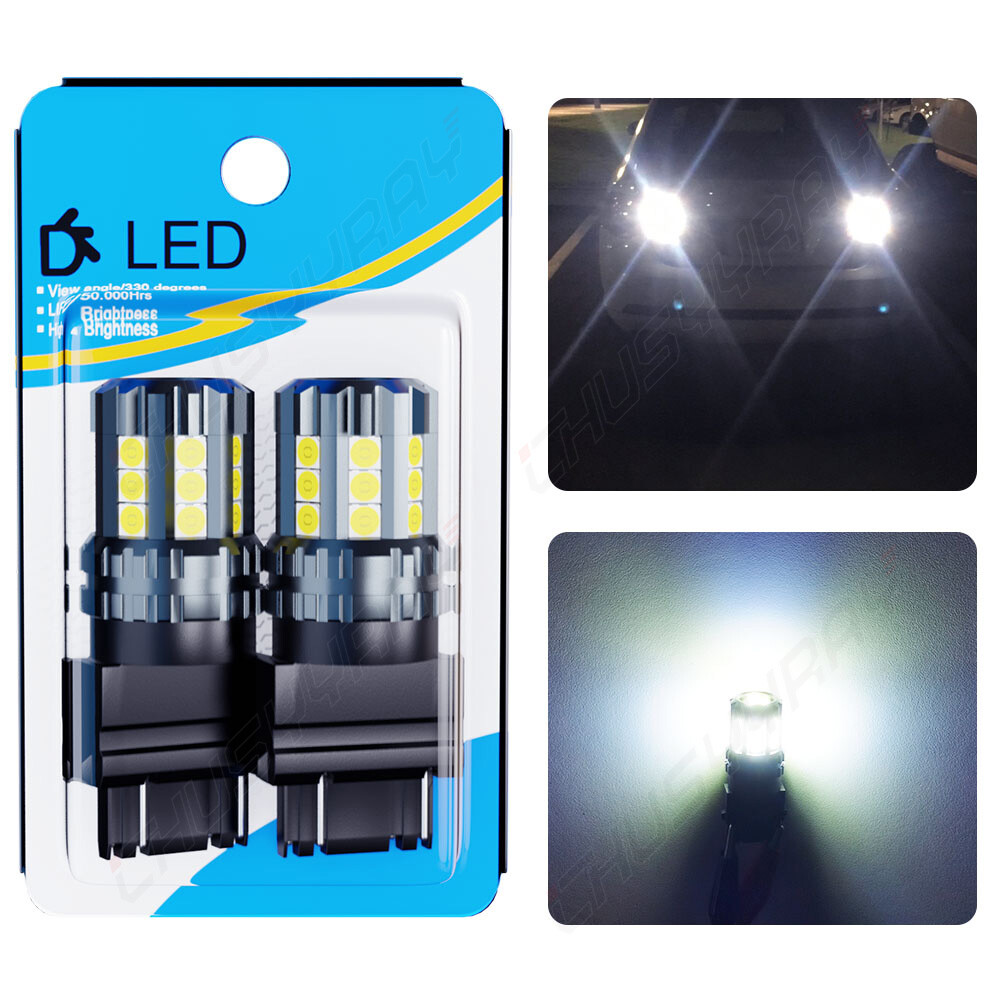 1000LM White 3156 3157 LED Reverse Backup Light Bulb For 2015-2021 Ford Mustang