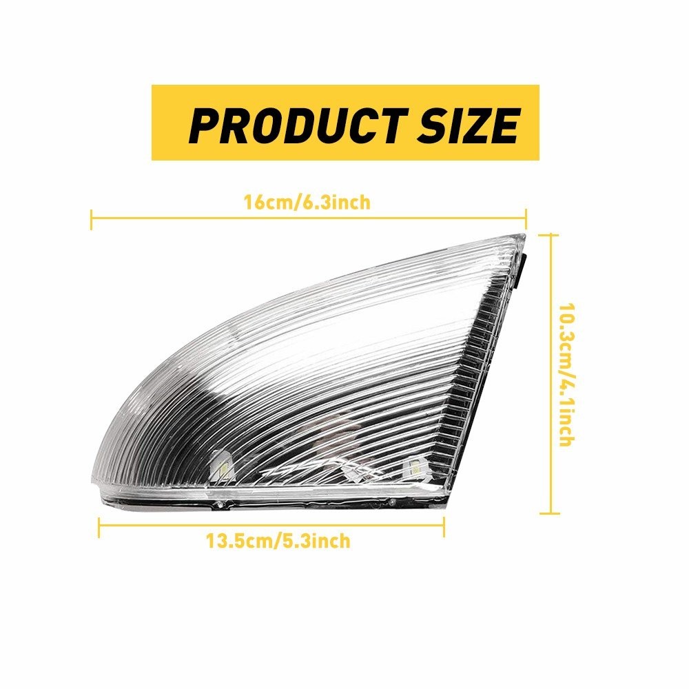 Front Left&Right Side LED Mirror Puddle Light for Dodge RAM 1500 2500 2009-2014