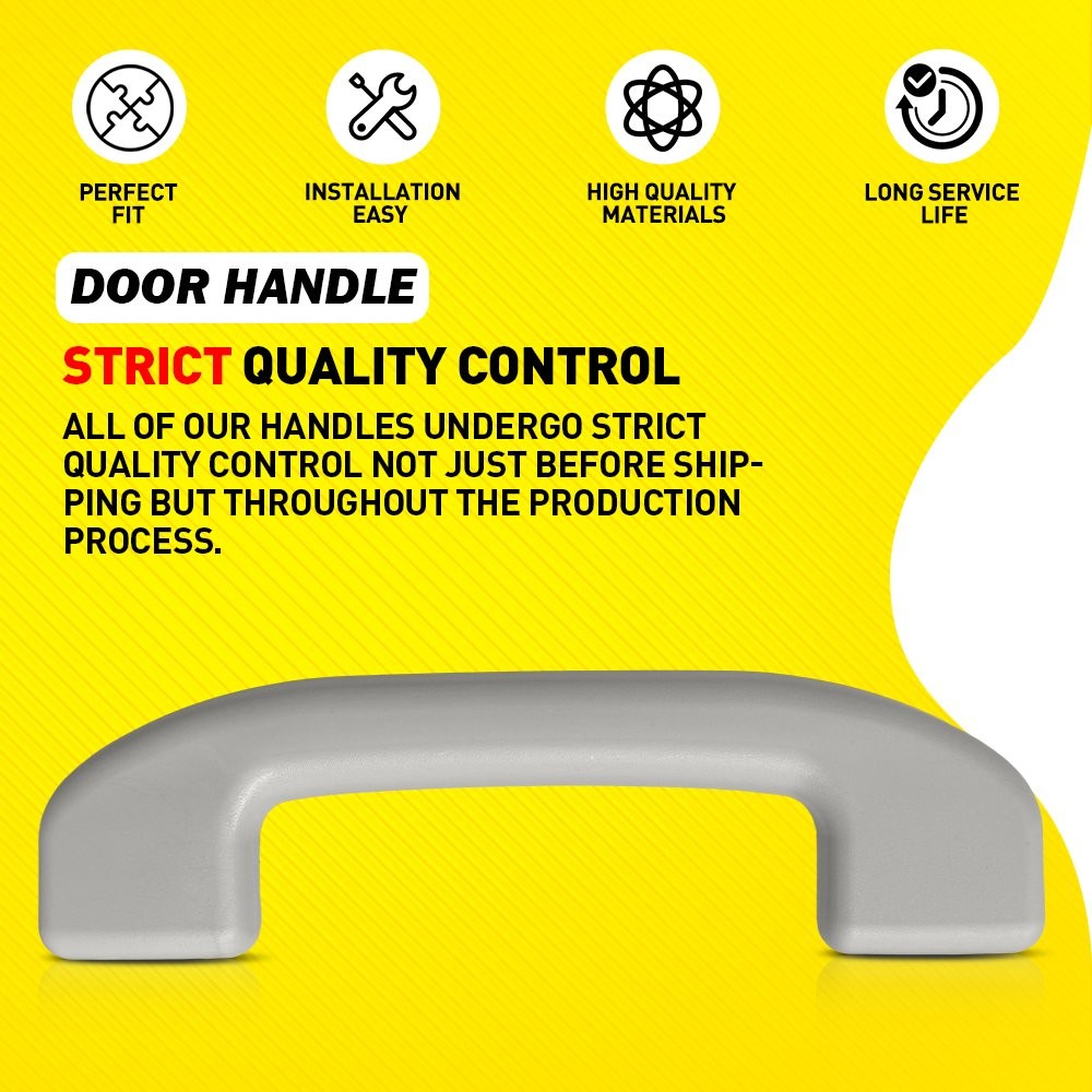 Gray Front Roof Pull Grab Handle For Nissan Sentra 2013-2019 73940-6CA0A 1-5SET