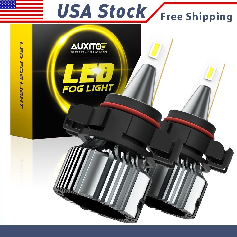 LED PSX24W 2504 28W Two Bulbs Fog Driving Light Replacement Lamp Plug Play 2/4x