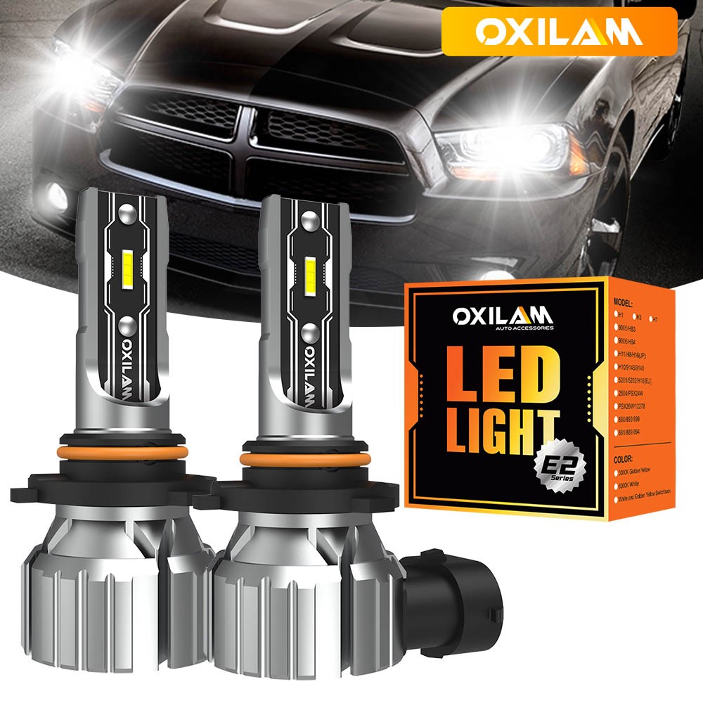 OXILAM 9005 HB3 LED Headlight Bulbs Super White 10000LM Kit High Low Beam CANBUS