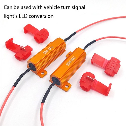 3157 50W Resistor for LED Turn Signal Light Blinker Hyper Flashing Error Code US