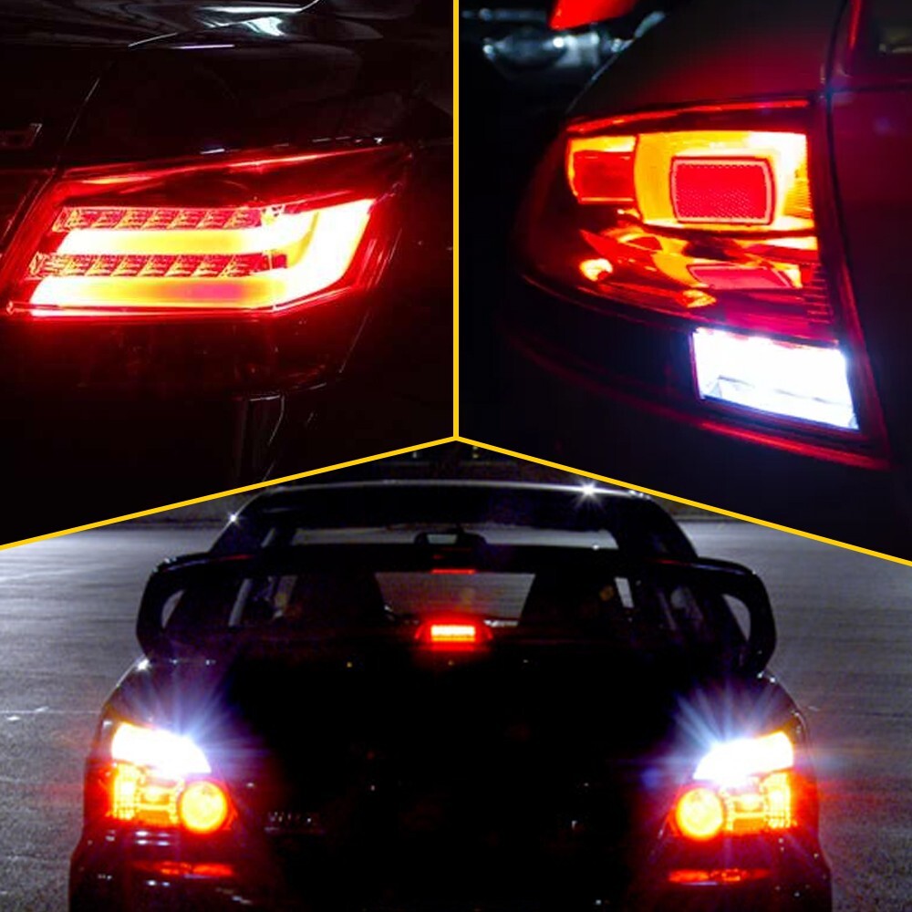 1156 1157 3157 7440 7443 LED Brake Light White Red Yellow Car Stop Tail Lamp