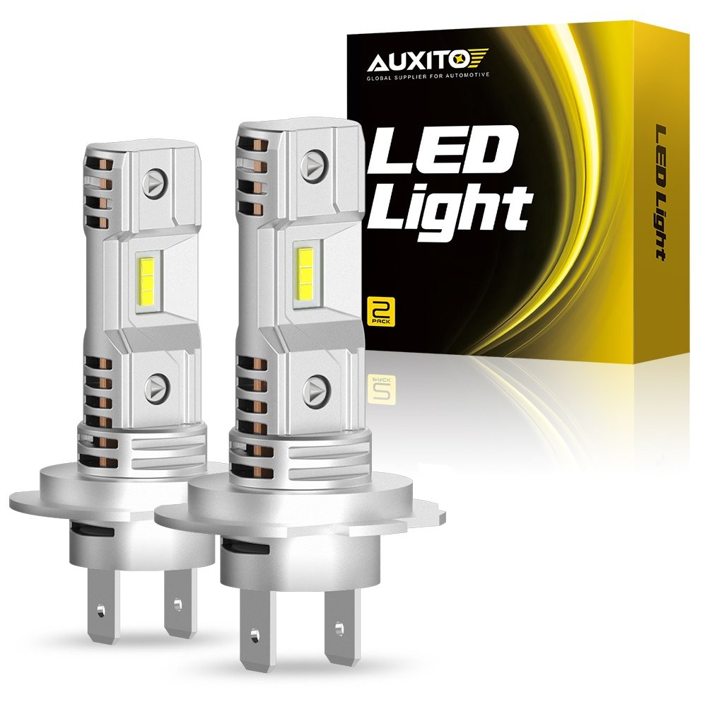 H7 LED Headlight Bulb High Low Beam 30000LM Super Bright White 60W High Power X2
